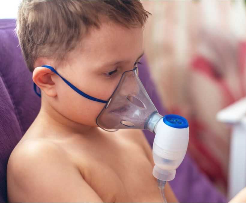 Возможность осядания частиц лекарственных смесей в верхних дыхательных путях